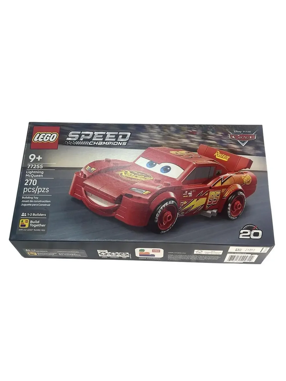 LEGO Speed Champions Lightning McQueen Disney Cars Set 270pcs 9+ New Sealed